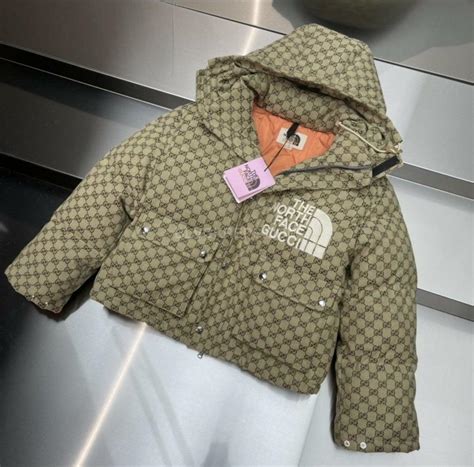 groene north face jas gucci|Gucci north face collection.